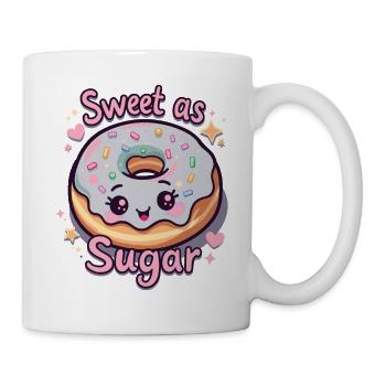 SÜSS WIE ZUCKER - Tasse - Weiß - Rechts