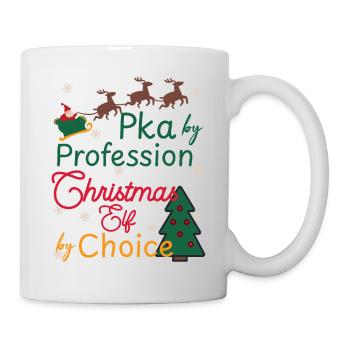 PKA Weihnachten Xmas Elf - Tasse - Weiß - Rechts