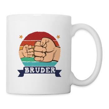 Ich werde Bruder 2026 Schwangerschaft Werdender - Tasse - Weiß - Rechts