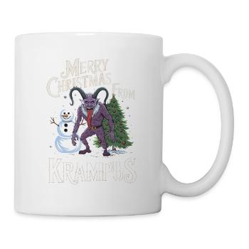 Krampus Knecht Ruprecht Perchten Nikolaus - Tasse - Weiß - Rechts