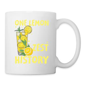 One lemon met another and the zest is history - Tasse - Weiß - Rechts