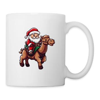 Père Noël à dos de chameau - Mug blanc - blanc - Droite