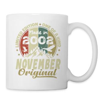 November 2002, Birthday Gift November 2002 - Mug - white - Right
