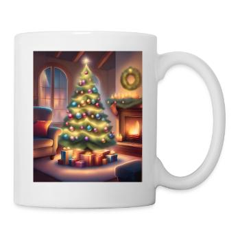 Weihnachten zu Hause - Tasse - Weiß - Rechts