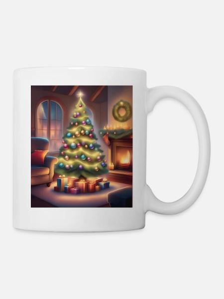 Noël à la maison - Mug blanc - blanc
