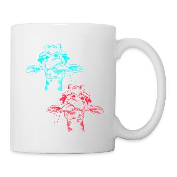 Giraffe Zoo Zootiere Giraffen - Tasse - Weiß - Rechts