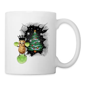 Winter Peanut Cabbage King Vegetable Xmas Vegetarian - Mug - white - Right