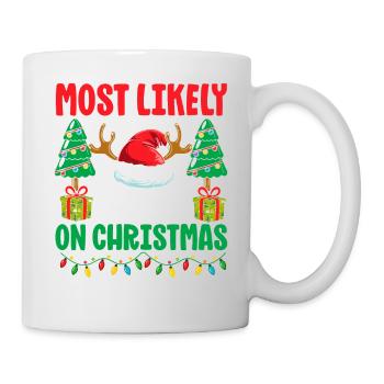 Most Likely To Nap On Christmas Holiday Sleep - Mug - white - Right