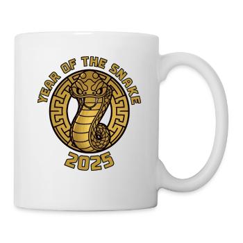 Année Chinoise 2025 Année du Serpent - Mug blanc - blanc - Droite