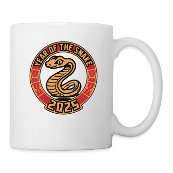 Année Chinoise 2025 Année du Serpent - Mug blanc - blanc - Droite