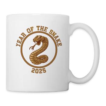 Année Chinoise 2025 Année du Serpent - Mug blanc - blanc - Droite