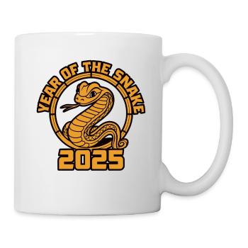 Chinesisches Jahr 2025 Jahr der Schlange - Tasse - Weiß - Rechts