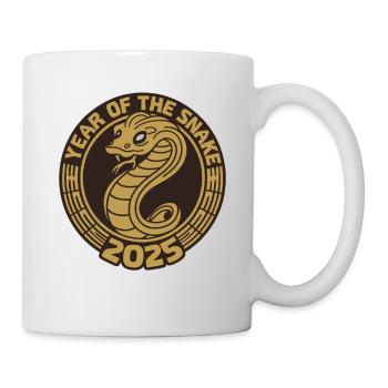 Année Chinoise 2025 Année du Serpent - Mug blanc - blanc - Droite