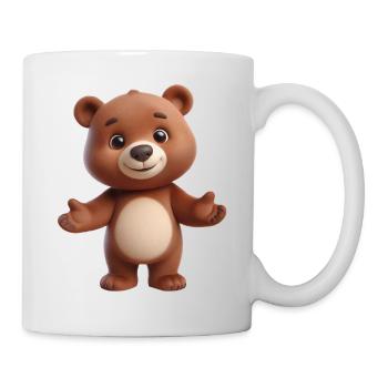 Bär 2 - Tasse - Weiß - Rechts