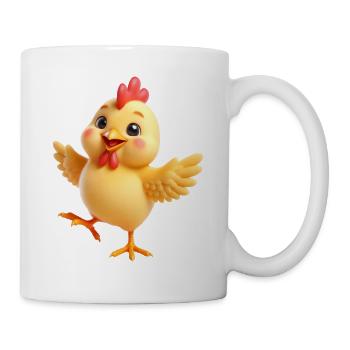 Huhn 2 - Tasse - Weiß - Rechts