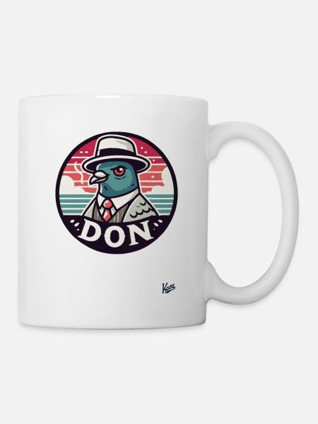Der Don Taube - Tasse - Weiß