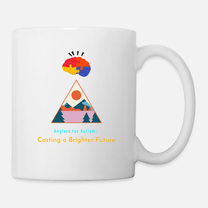 Anglers for Autism Casting a Brighter Future - Mug - white