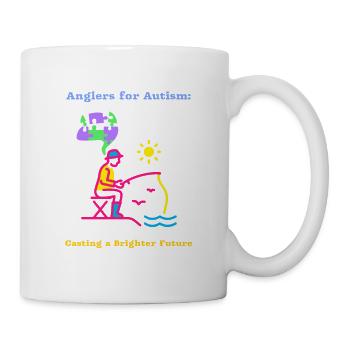 Pêcheurs pour l’autisme : un avenir meilleur - Mug blanc - blanc - Droite