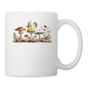 Adorable Forest Friends on Mushrooms Adorable Forest - Mug - white - Right