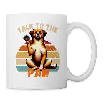 Dog Kangal Retro Paw Dog Owner Dog Trainer - Mug - white - Right