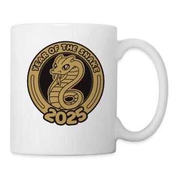 Chinesisches Jahr 2025 Jahr der Schlange - Tasse - Weiß - Rechts