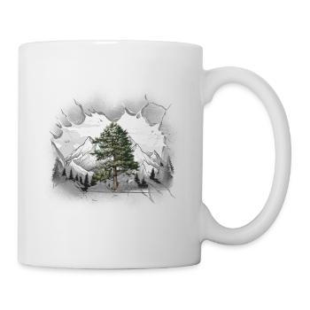 Nature Mountains Mountains Mountain Mountaineers Hike - Mug - white - Right