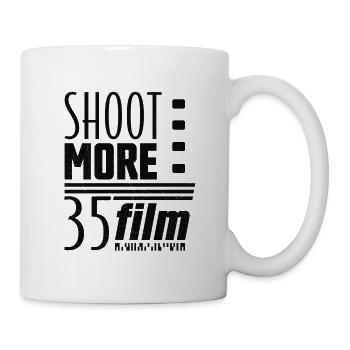 SHOOT MORE 35MM FILM CAMERA VINTAGE ANALOG PHOTOGRAPHER - Mug - white - Right