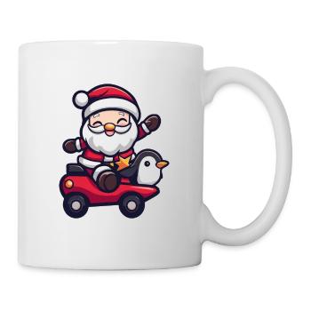 Penguin Santa Claus - Mug - white - Right