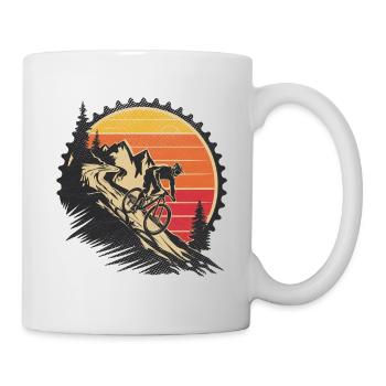 Mountain biking - Off-road biking - Cycling - Mug - white - Right