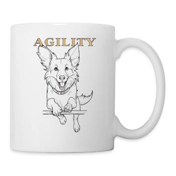 DOG AGILITY - Mug - white - Right