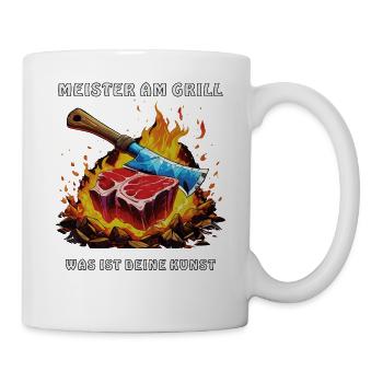 STEAK MASTER ON THE GRILL - Mug - white - Right