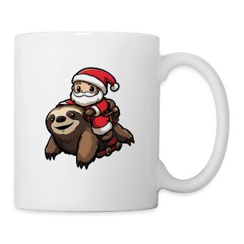 Sloth Santa Claus - Mug - white - Right