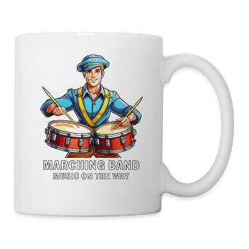 MARCHING BAND MUSIC ON THE WAY - Mug - white - Right