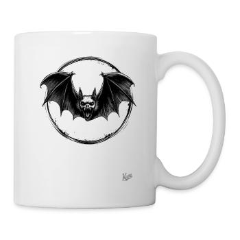 Creepy Horror Bat - Mug - white - Right
