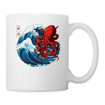 Oktopus Japanische Kunst Octopus Japanese Art - Mug - white - Right