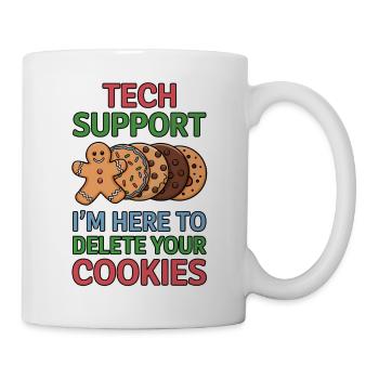 Cookies Saying Funny Christmas Cookies Gift - Mug - white - Right