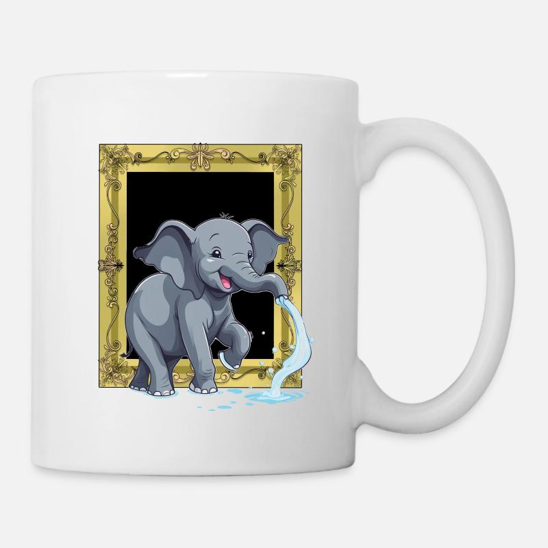 Elephant Elephant Trunk - Mug - white