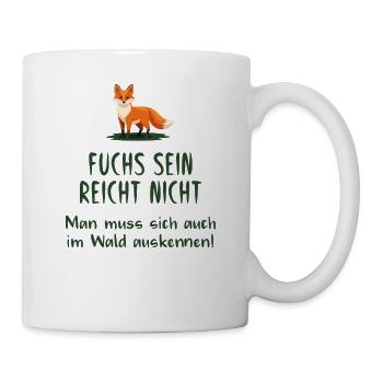 Être un renard ne suffit pas - Mug blanc - blanc - Droite