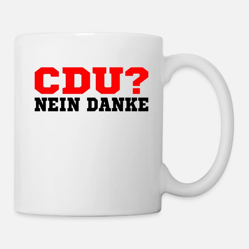 Cdu - Tasse - Weiß