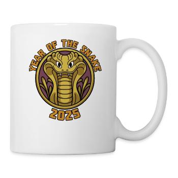 Année Chinoise 2025 Année du Serpent - Mug blanc - blanc - Droite