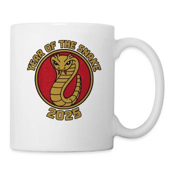 Année Chinoise 2025 Année du Serpent - Mug blanc - blanc - Droite