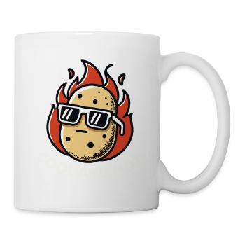 Cool And Hot Funny Potato Cute French Fries - Mug - white - Right