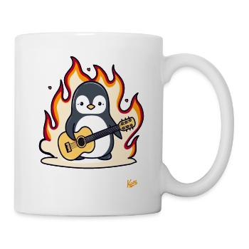 Music Guitar Penguin - Mug - white - Right