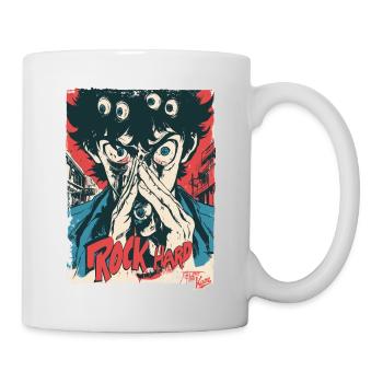 Monster Eyes Rock Hard - Mug - white - Right