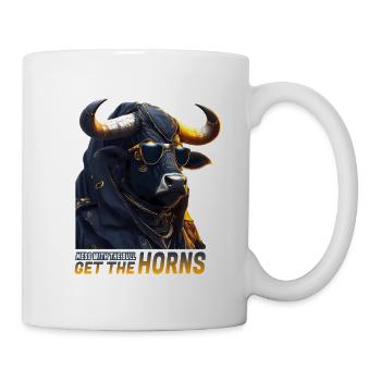 Zodiac Taurus Gangster Bull | Fun Quote - Mug - white - Right