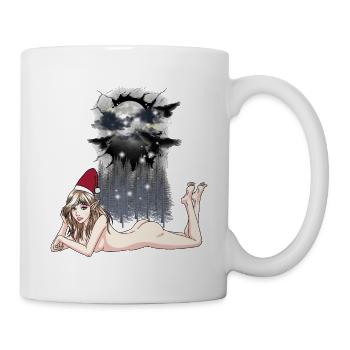 Winter fairy tale troll sexy Santa Claus Santa Claus - Mug - white - Right