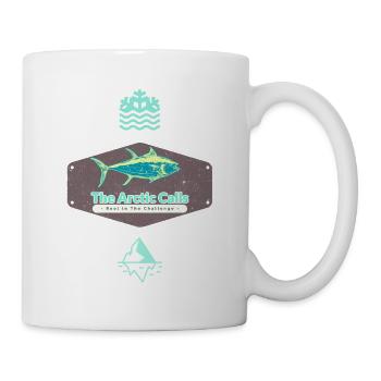The Arctic Calls Reel in the Challenge - Mug - white - Right