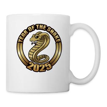 Chinesisches Jahr 2025 Jahr der Schlange - Tasse - Weiß - Rechts