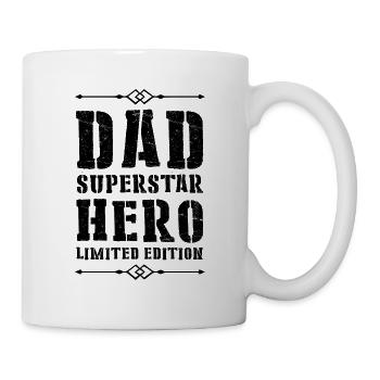 Best Dad Hero Dad Dad - Mug - white - Right