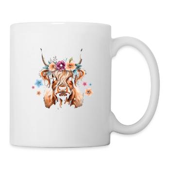 Grand-père de la fille d’anniversaire - Mug blanc - blanc - Droite